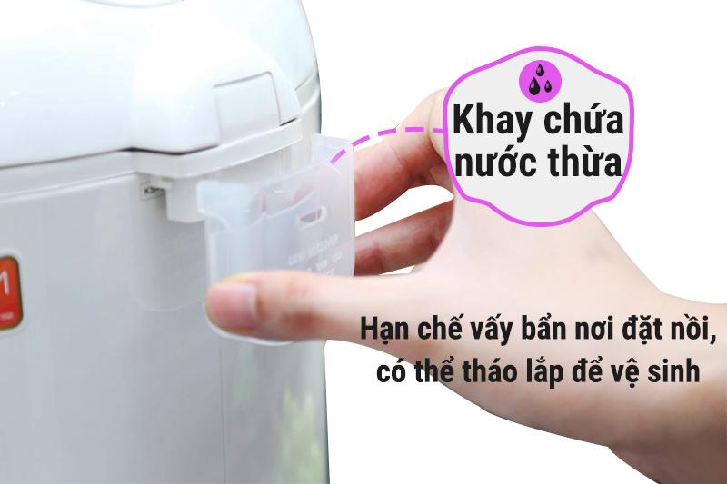 Nồi cơm điện nắp gài Sharp 1.8 lít KS-19ETV