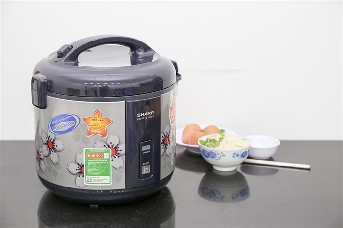 Nồi cơm điện Sharp 1.8 lít KS-R181STV