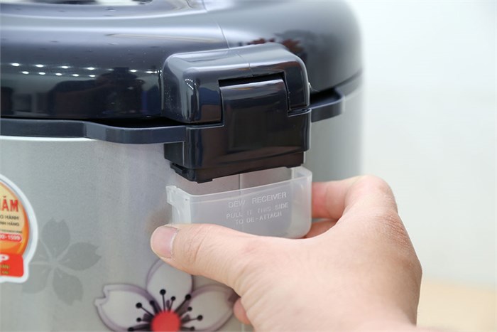 Nồi cơm điện Sharp 1.8 lít KS-R181STV Màu Đen - Xám