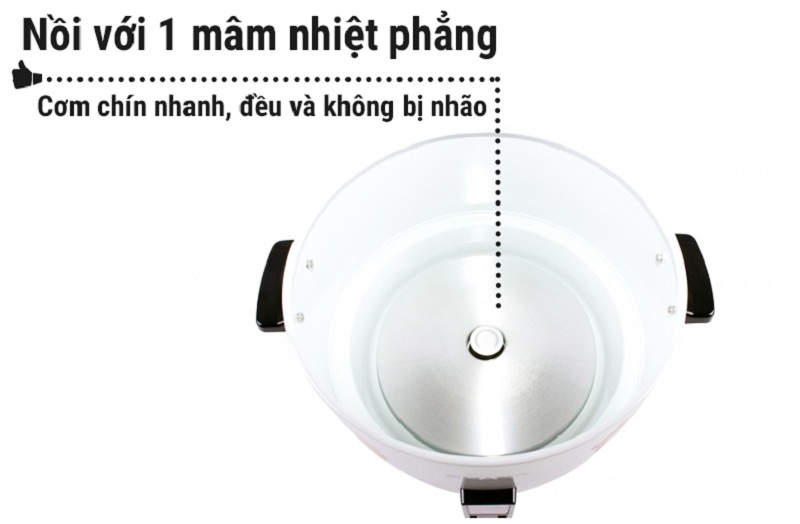 Nồi cơm điện nắp rời Sharp 3.8 lít KSH-740V