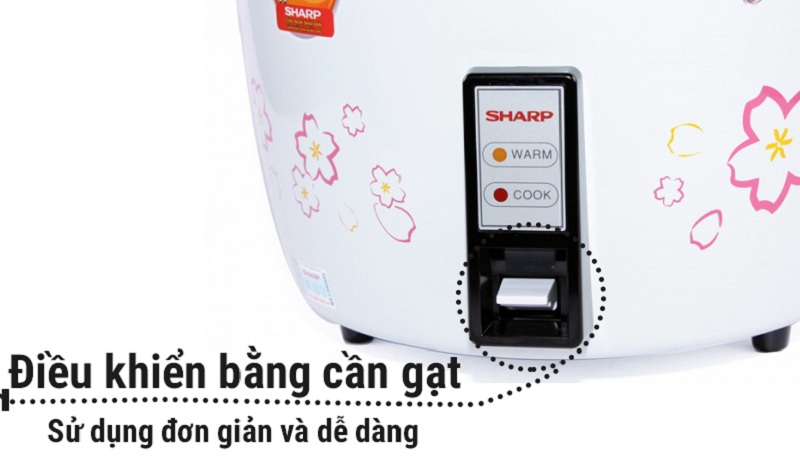 Nồi cơm điện nắp rời Sharp 3.8 lít KSH-740V