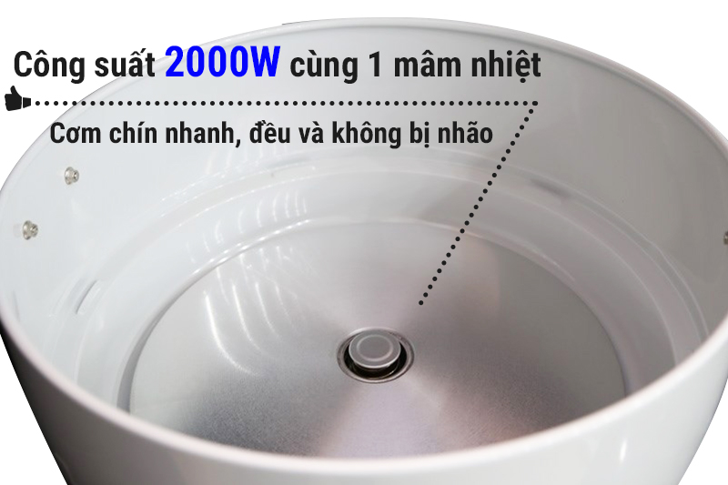 Nồi cơm điện nắp rời Sharp 7 lít KSH-777V