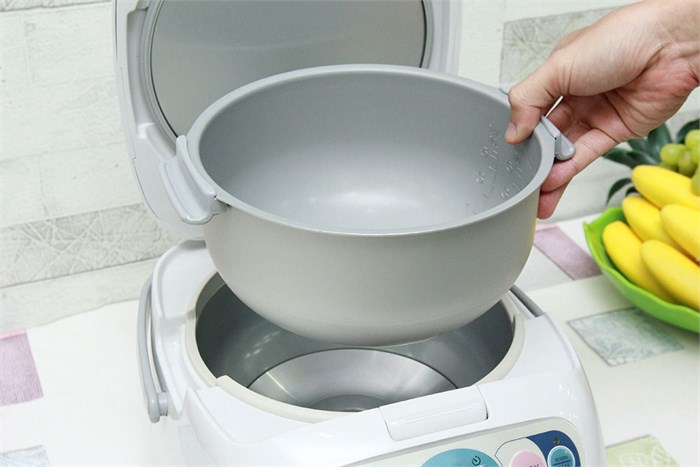 Nồi cơm điện tử Sharp KS-ZT10V Màu Trắng