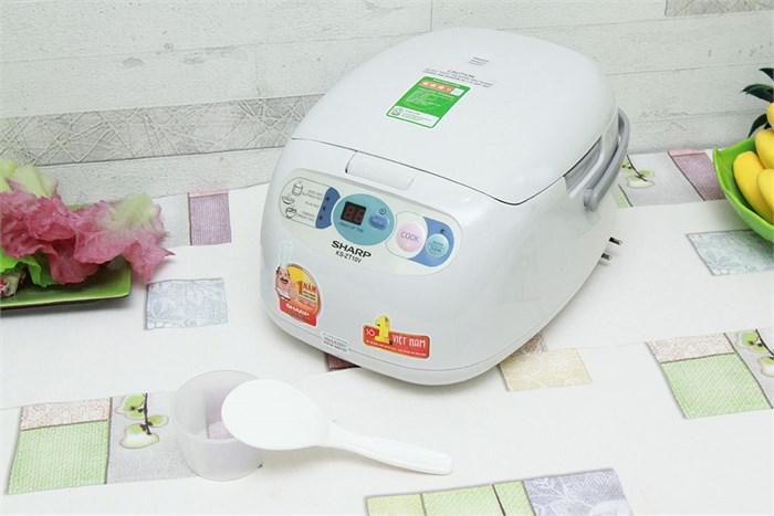 Nồi cơm điện tử Sharp KS-ZT10V Màu Trắng