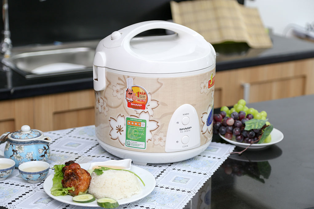 Nồi cơm điện Sharp KS-191ETV 1.8 lít hình 1 Nồi cơm điện Sharp KS-191ETV 1.8 lít hình 1