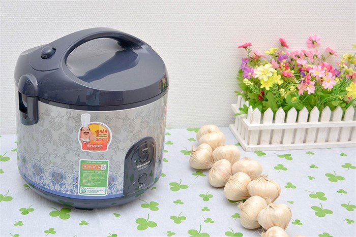 Nồi cơm điện Sharp KS-R19STV 1.8 lít Màu Xám