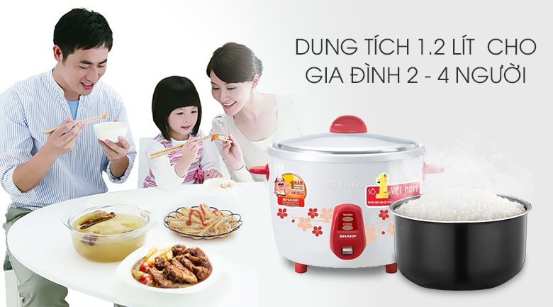 Nồi cơm điện Sharp 1.1 lít KSH-311V