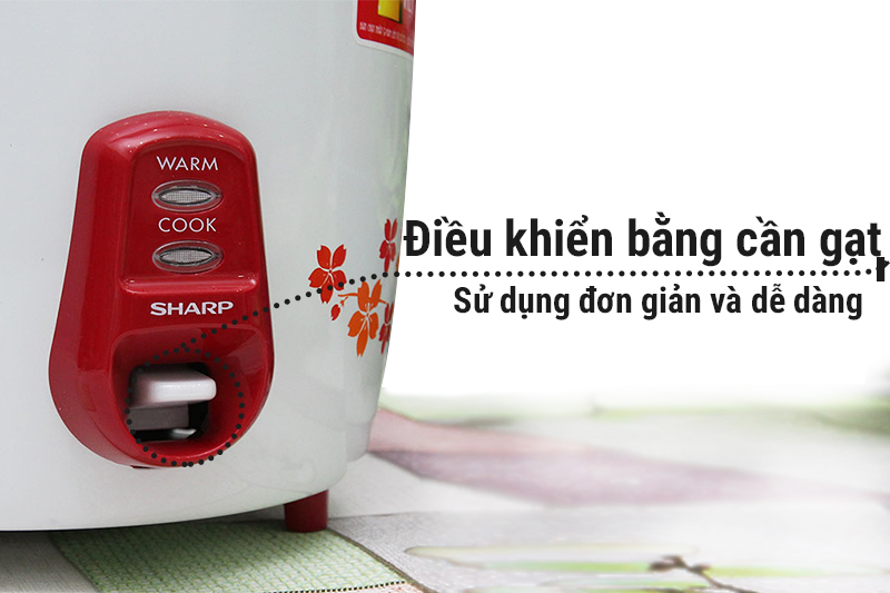 Nồi cơm điện nắp rời Sharp 1.1 lít KSH-311V