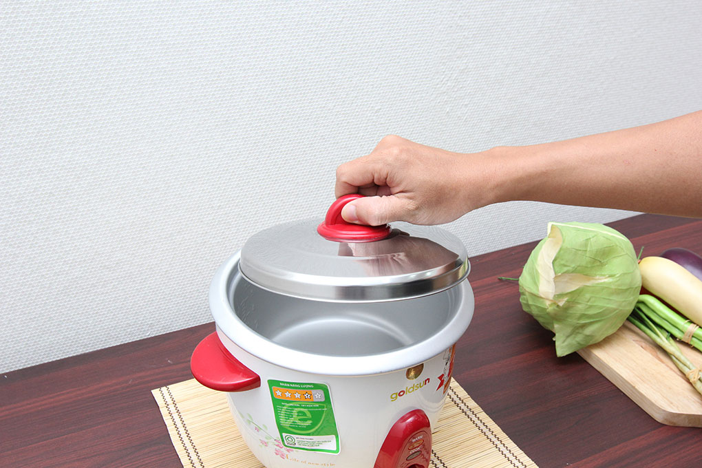 Nồi cơm điện nắp rời Goldsun 1.2 lít ARC-GDF12C1