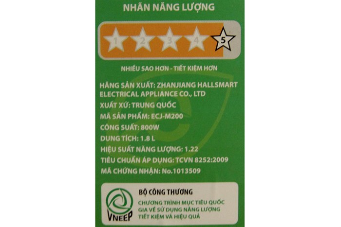 Nồi cơm điện Sanyo 1.8 lít ECJ-M200 Màu Trắng