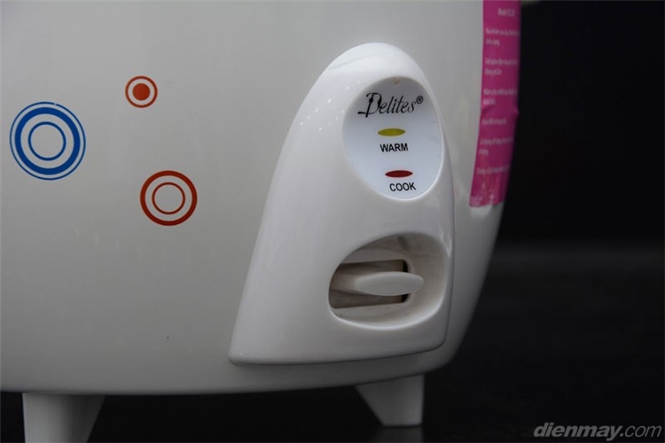 Nồi cơm điện Delites RC12R1 1,2 lít Màu Trắng