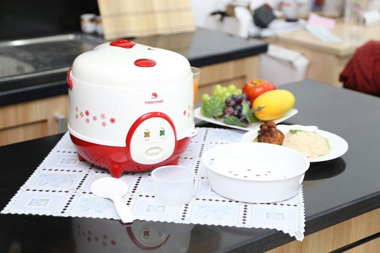 Phụ kiện tiện dụng - Nồi cơm điện Happycook 1.2 lít HC-120 Đỏ