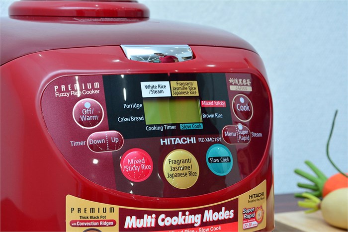 Nồi cơm điện Hitachi 1.8 lít XMC18Y Màu Đỏ