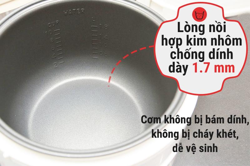 Nồi cơm điện nắp gài Midea 1.8 lít MR-CM18SQ
