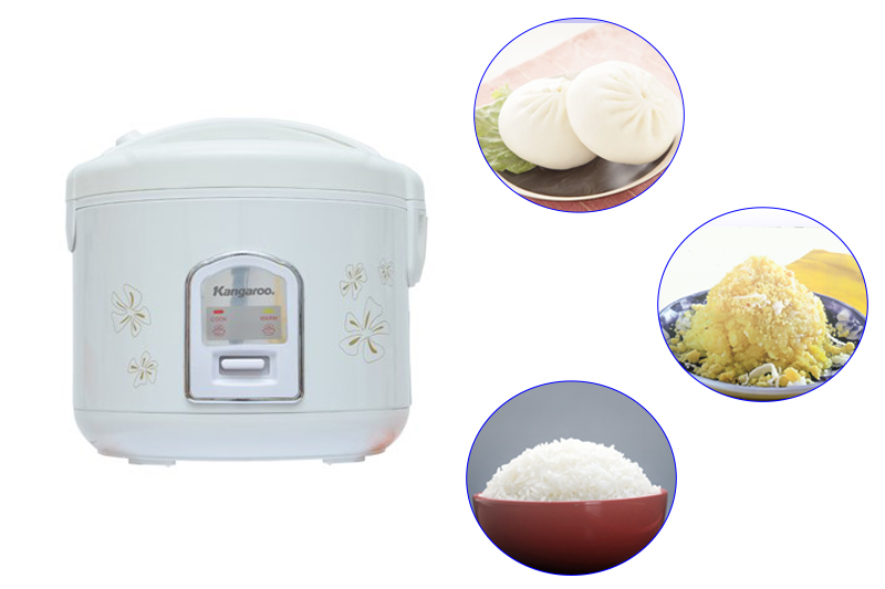 Nồi cơm điện nắp gài Kangaroo 1.8L KG376NT