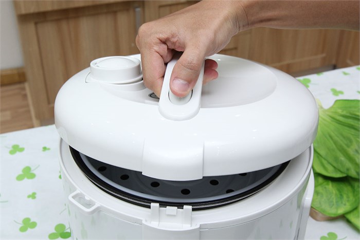 Nồi cơm nắp gài Electrolux 1.8 lít ERC2100B Màu Trắng - Xanh