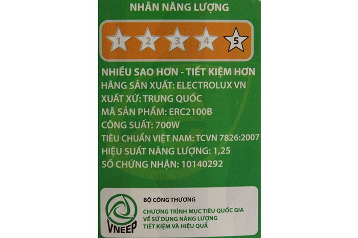 Nồi cơm nắp gài Electrolux 1.8 lít ERC2100B Màu Trắng - Xanh