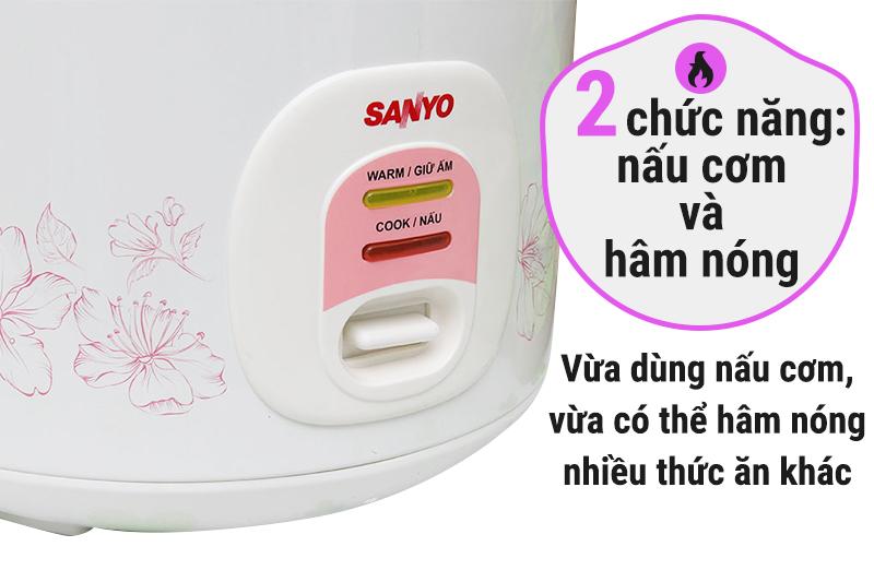 Nồi cơm điện nắp gài Sanyo 1.8 lít ECJ-VM18F