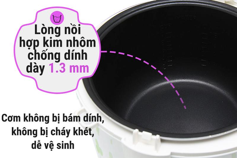 Nồi cơm điện nắp gài Sanyo 1.8 lít ECJ-VM18F