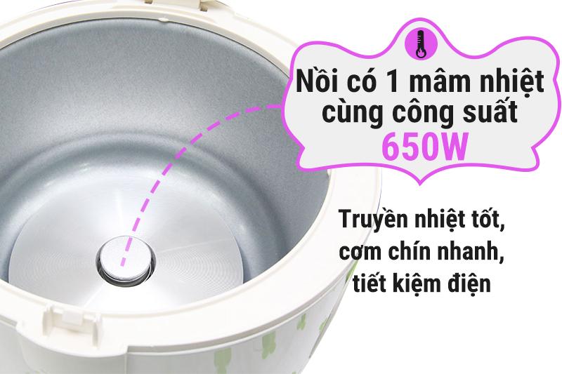 Nồi cơm điện nắp gài Sanyo 1.8 lít ECJ-VM18F