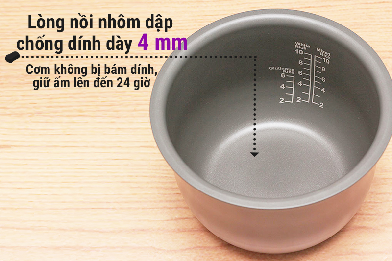 Nồi cơm điện tử Toshiba 1.8 lít RC-18NMF(WT)VN