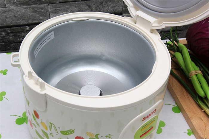 Nồi cơm điện Sanyo 1 lít ECJ-VM10A Màu Trắng