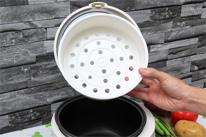 Nồi cơm điện Sanyo 1 lít ECJ-VM10A Màu Trắng