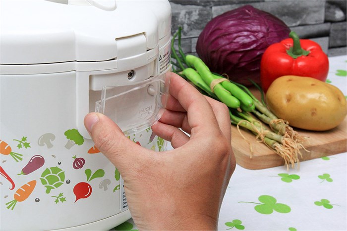 Nồi cơm điện Sanyo 1 lít ECJ-VM10A Màu Trắng