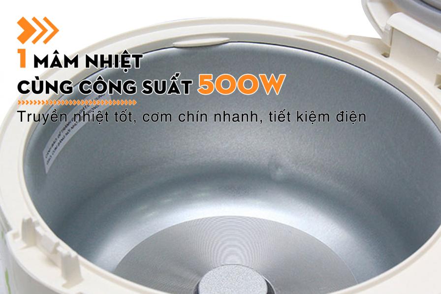 Nồi cơm điện nắp gài Sanyo 1 lít ECJ-VM10A