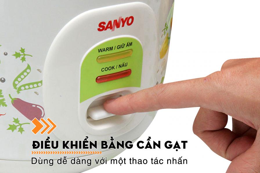 Nồi cơm điện nắp gài Sanyo 1 lít ECJ-VM10A