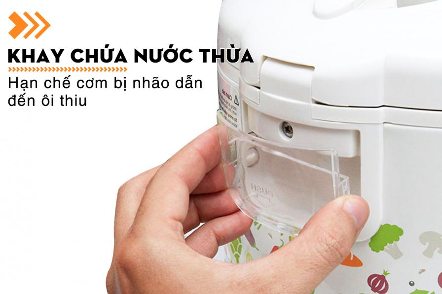 Nồi cơm điện nắp gài Sanyo 1 lít ECJ-VM10A