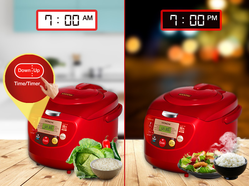 Chế độ hẹn giờ nấu cho người bận rộn