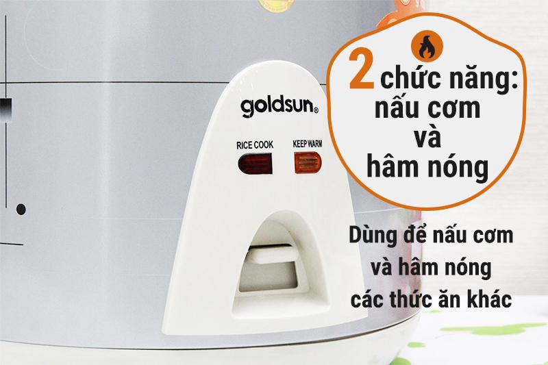 Nồi cơm nắp gài Goldsun 1.8 lít ARC-G18BS