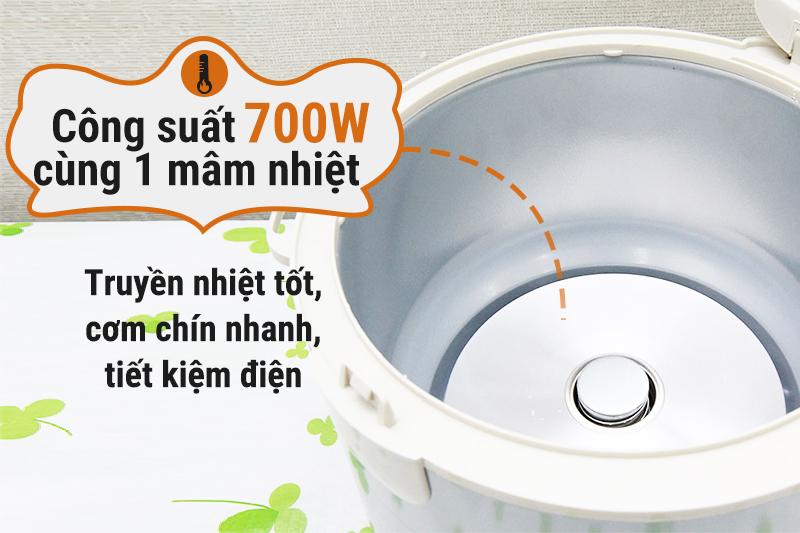 Nồi cơm điện nắp gài Goldsun 1.8 lít ARC-G18BS