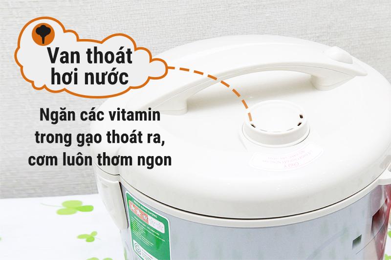 Nồi cơm nắp gài Goldsun 1.8 lít ARC-G18BS