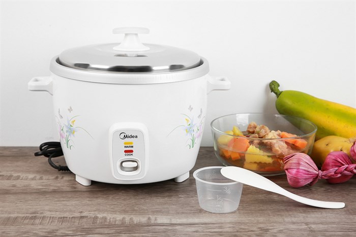 Nồi cơm điện Midea 1.8 lít MR-GM18SA Màu Trắng