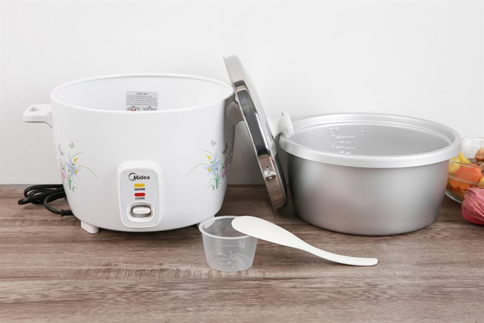 Nồi cơm điện Midea 1.8 lít MR-GM18SA Màu Trắng