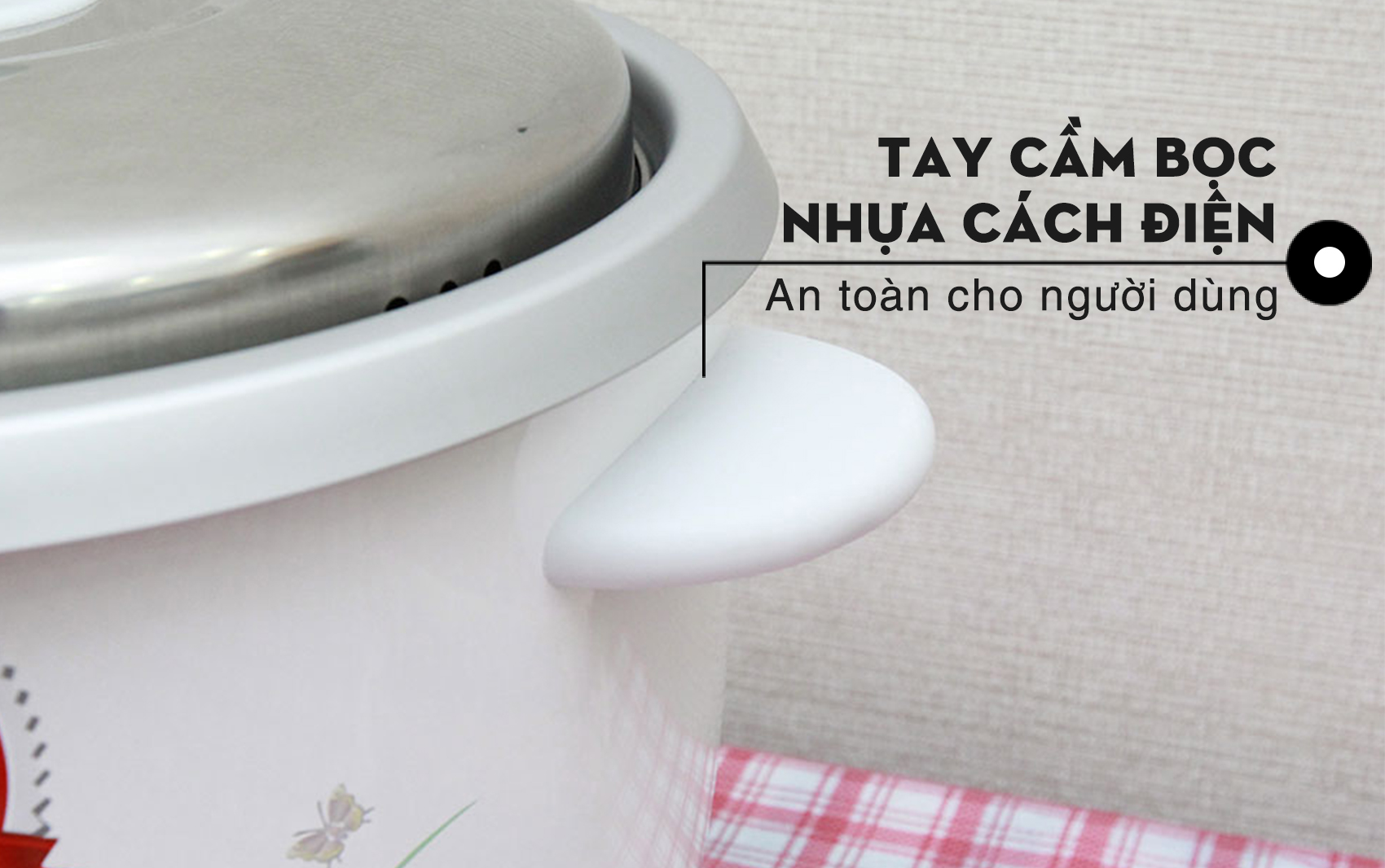 Nồi cơm điện nắp rời Midea 1.8 lít MR-GM18SA