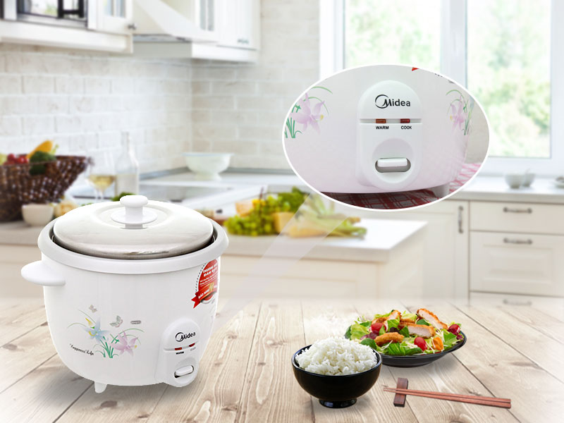 Nồi cơm điện Midea 1.8 lít MR-GM18SA Nồi cơm điện Midea 1.8 lít MR-GM18SA