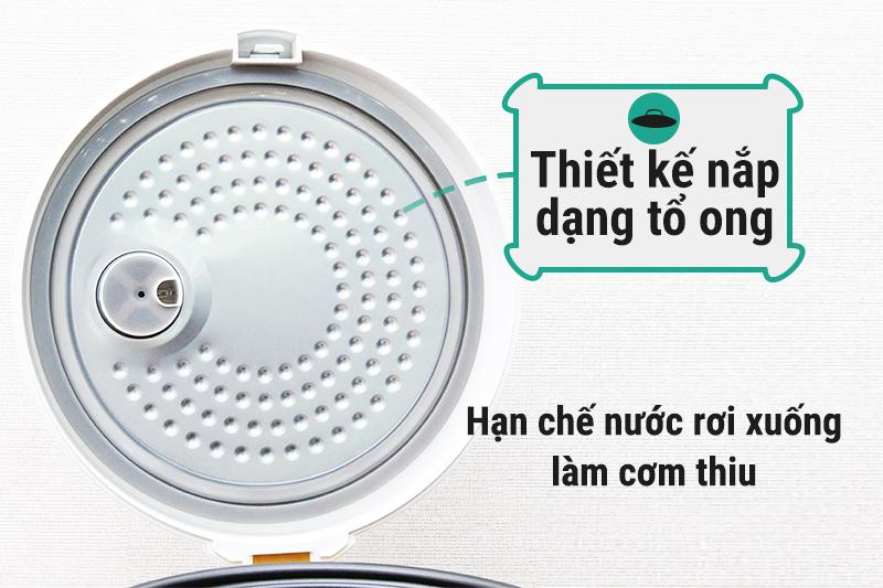 Nồi cơm điện nắp gài Sunhouse 2.8 lít SH 830 nắp tổ ong