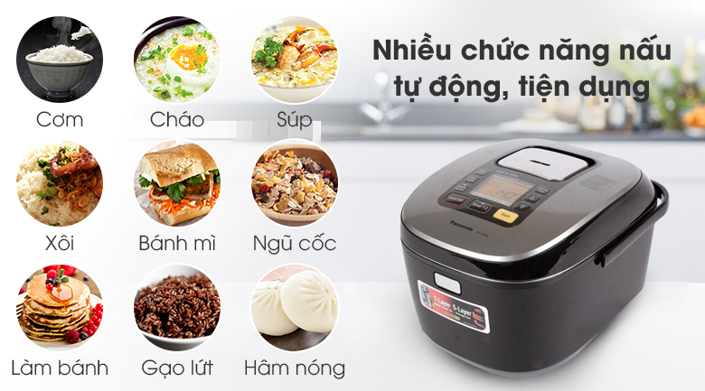 Nồi cơm cao tần Panasonic 1.8 lít SR-HB184KRA