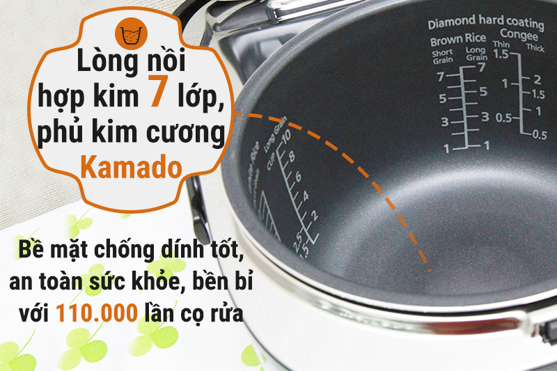 Nồi cơm điện cao tần Panasonic 1.8 lít SR-HB184KRA
