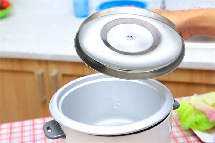 Nồi cơm điện Happycook 1.2 lít HCR-513D Màu Trắng - Xám