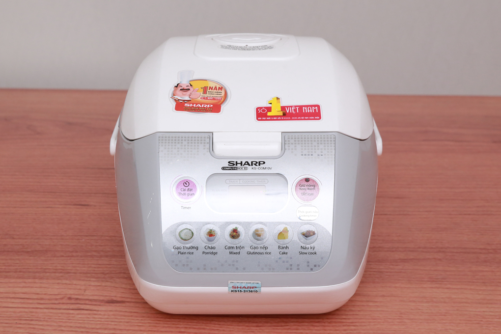 Nồi cơm điện tử Sharp 1 lít KS-COM10V