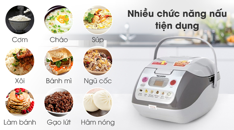 Nồi cơm điện tử Sharp 1.0 lít KS-COM11V