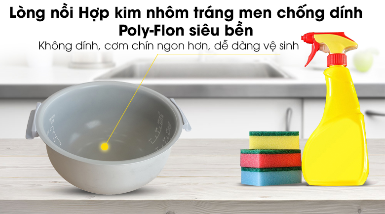 Nồi cơm điện tử Sharp 1.0 lít KS-COM11V