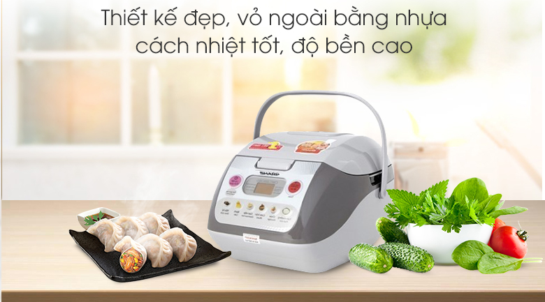 Nồi cơm điện tử Sharp 1.0 lít KS-COM11V