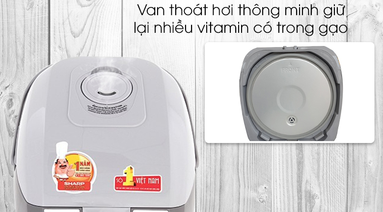 Nồi cơm điện tử Sharp 1.0 lít KS-COM11V