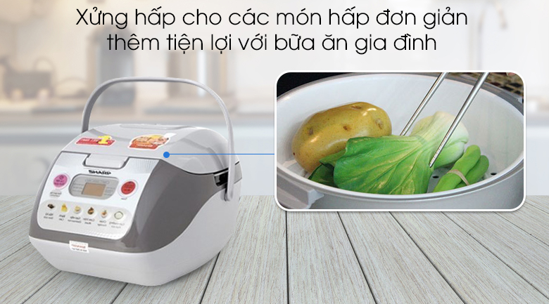 Nồi cơm điện tử Sharp 1.0 lít KS-COM11V