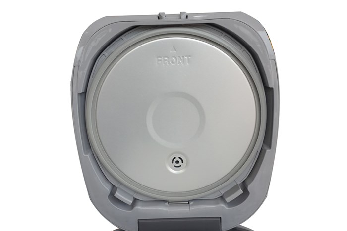 Nồi cơm điện tử Sharp 1.0 lít KS-COM11V Màu Trắng - Xám